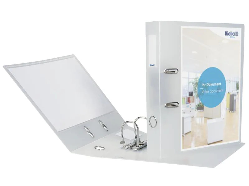 Biella Ordner Clear Creative A4 7 cm, Transparent