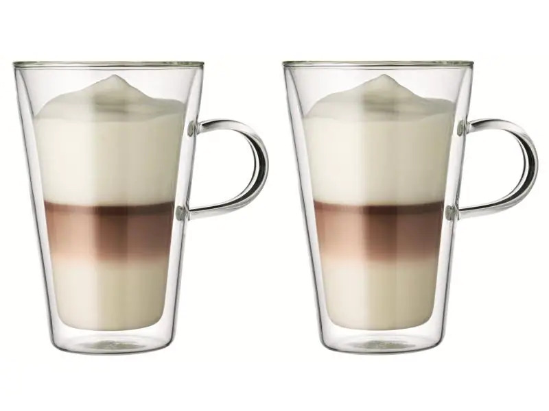 Bodum Kaffeetasse Canteen 400 ml, 2 Stück, Transparent