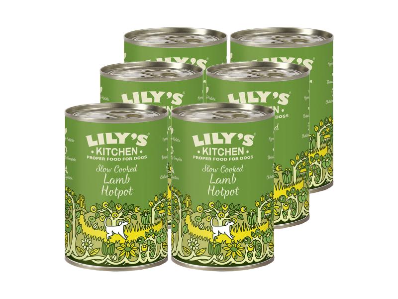 Lily's Kitchen Nassfutter Lammragout, 6 x 400 g