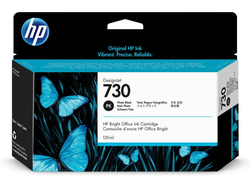 HP Tinte Nr. 730 (P2V67A) Photo Black