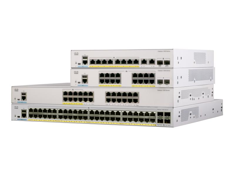 Cisco PoE+ Switch C1000-8FP-2G-L 8 Port