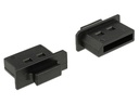 Delock Staubschutz DP f mit Griff 10 Stk.,Schwarz