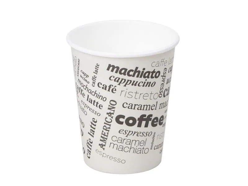 tabletop Einweg-Kaffeebecher Bistro Coffe to go 300 ml 50 Stück