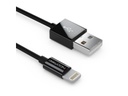 deleyCON USB 2.0-Kabel  USB A - Lightning 1 m