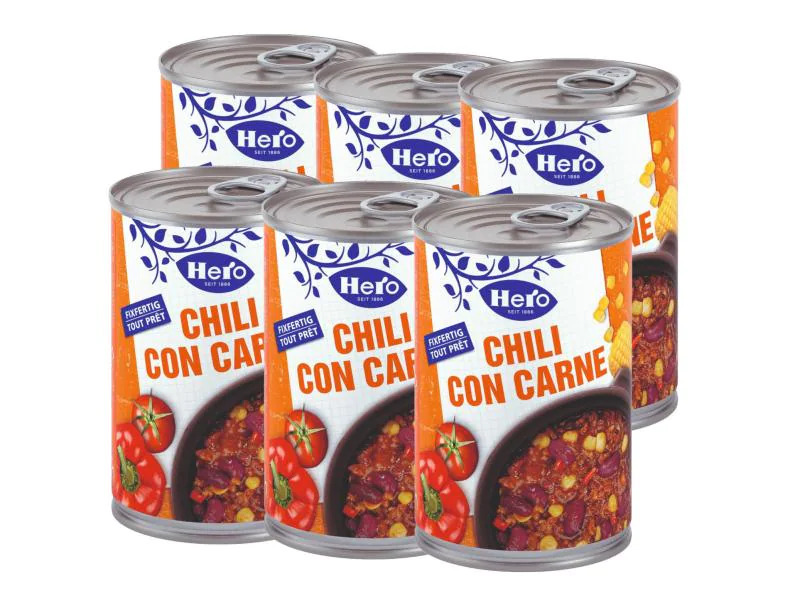 Hero Chili con Carne 6 x 430 g