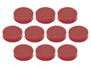 Magnetoplan Haftmagnet Ergo Medium Ø 3 cm Rot, 10 Stück