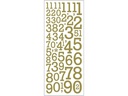 Creativ Company Metallic Sticker Zahlen 1 Blatt, Gold