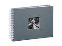 Hama Fotoalbum Fine Art 24 x 17 cm Grau, 50 weisse Seiten