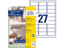 Avery Zweckform Universal-Etiketten L4737REV 63.5 x 29.6 mm, 10 Blatt