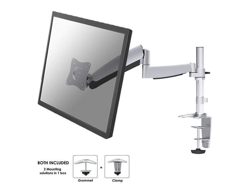 NEOMOUNTS Tischhalterung FPMA-D950 bis 9 kg – Silber