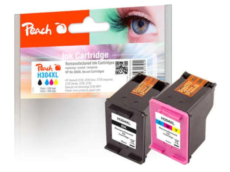 Peach Tintenset HP Nr. 304XL