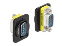 Delock D-Typ Modul DB9 Stecker zu DB9 Stecker 0 m