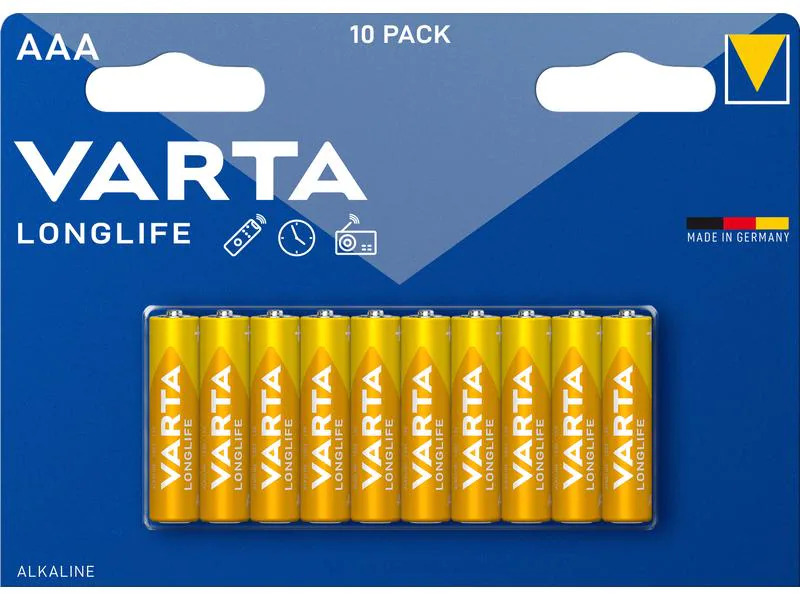 Varta Batterie Longlife AAA 10 Stück