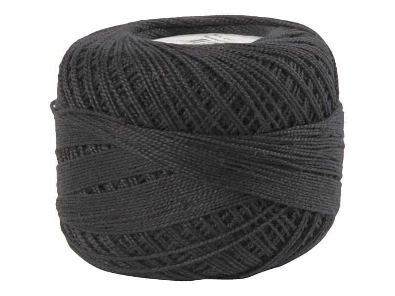 Creativ Company Näh- und Stickgarn Schwarz, 20 g