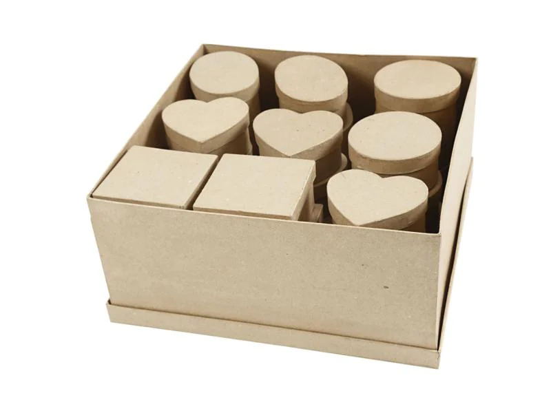 Creativ Company Papp-Schachtel 10-12 cm 28 Stück