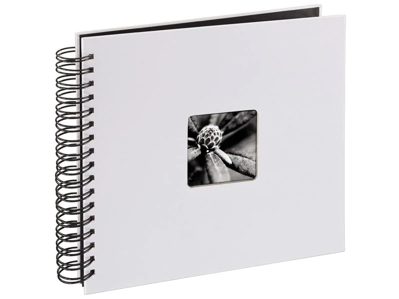 Hama Fotoalbum Fine Art 36 x 32 cm Weiss, 50 schwarze Seiten