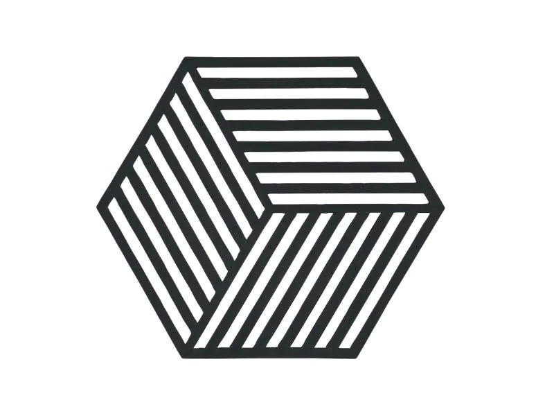 Zone Denmark Topfuntersetzer Hexagon Schwarz