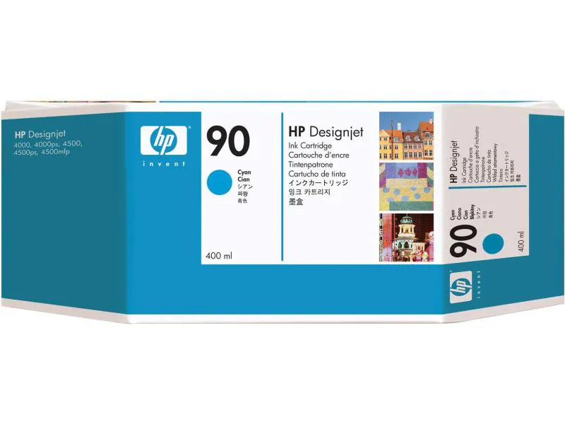 HP Tinte Nr. 90 (C5061A) Cyan