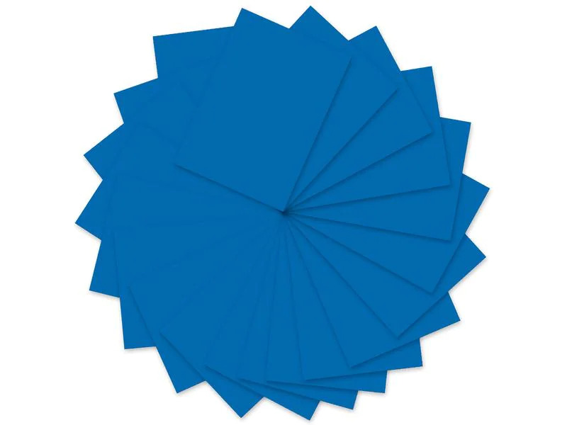 URSUS Tonzeichenpapier A4, 130 g/m², 100 Blatt, Dunkelblau