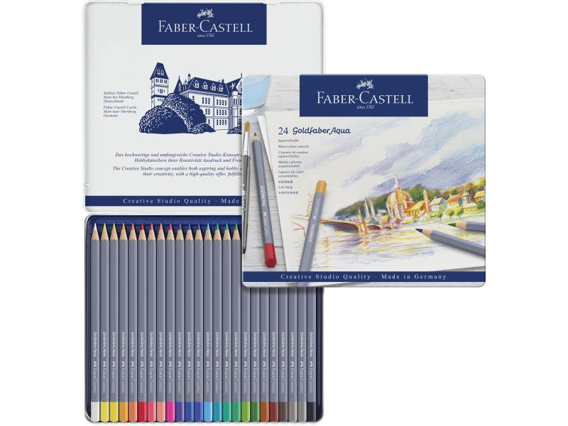 Faber-Castell Farbstifte Goldfaber 24er Metalletui