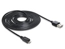 Delock USB 2.0-Kabel EASY-USB USB A - Micro-USB B 3 m