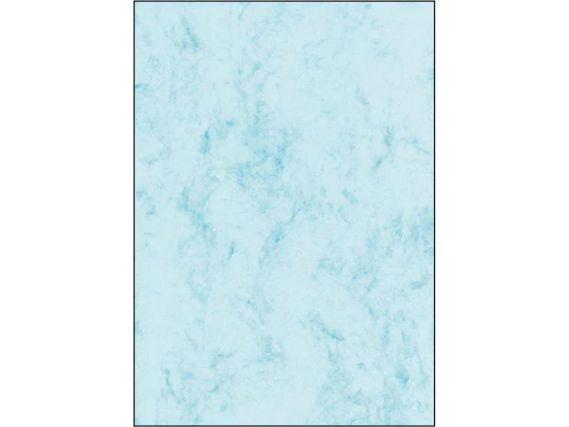 Sigel DP261 Marmorpapier, A4, Blau