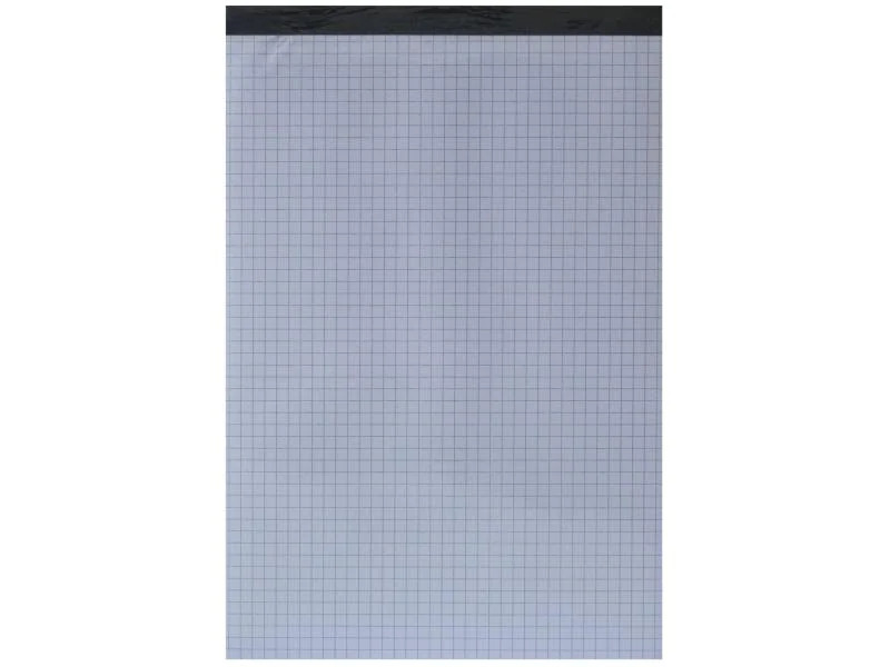 Office Notizblock A5 100 Blatt, Kariert, 4 Stück