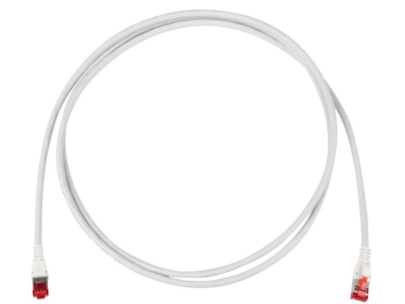 R&amp;M Patchkabel  Cat 6A, S/FTP, 1 m, Grau