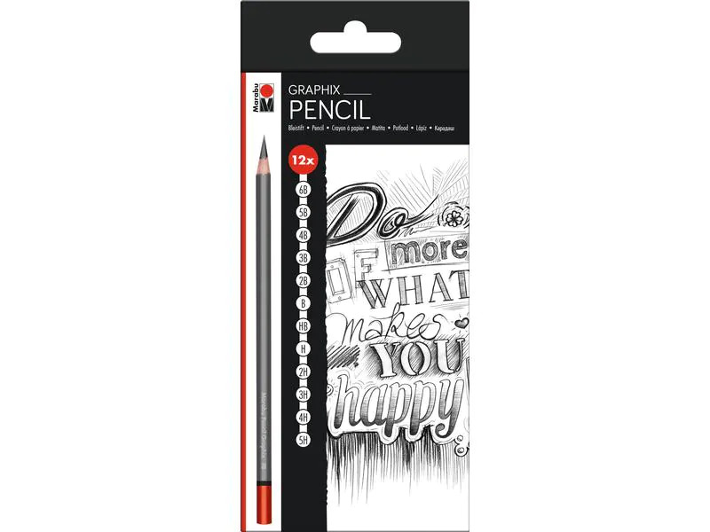 Marabu Bleistift Graphix Set 12 Stück