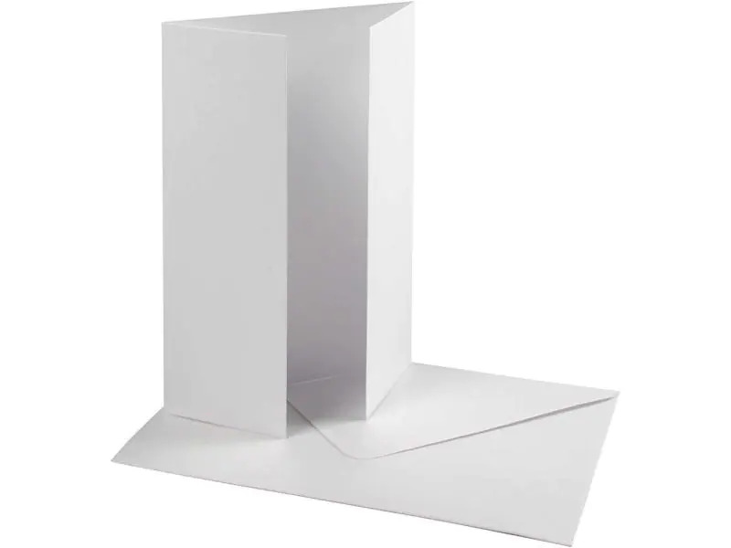 Creativ Company Blankokarte 10.5 x 15 cm Crème, 10er Set