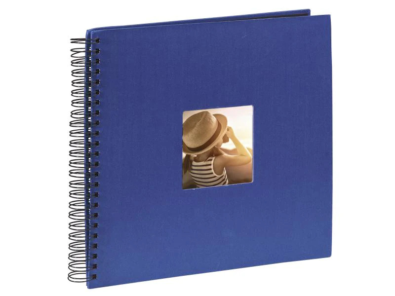 Hama Fotoalbum Fine Art 36 x 32 cm Dunkelblau, 50 schwarze Seiten