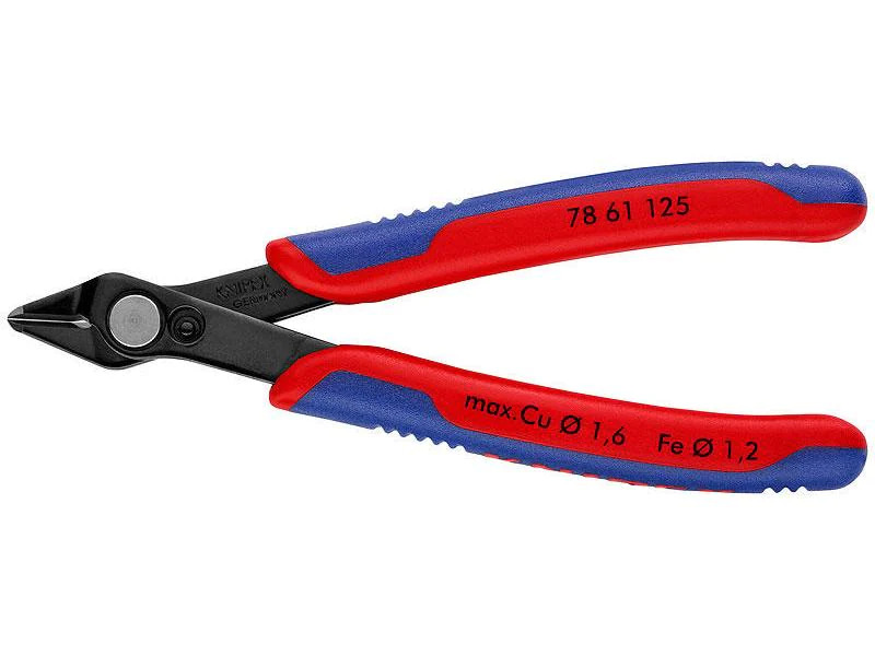 Knipex Elektronik-Seitenschneider 125 mm brüniert