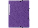 Exacompta Gummibandmappe A4 Violett, 250 Blatt