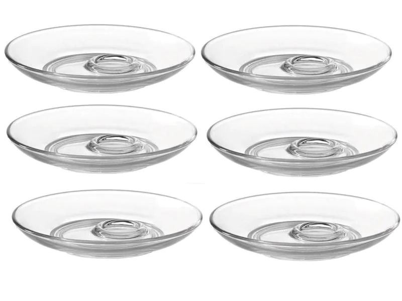 Leonardo Untertasse Senso Ø 11.5 cm, 6 Stück, Transparent