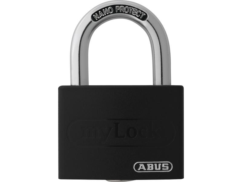 Abus Vorhängeschloss T65AL/40 Schwarz Aluminium