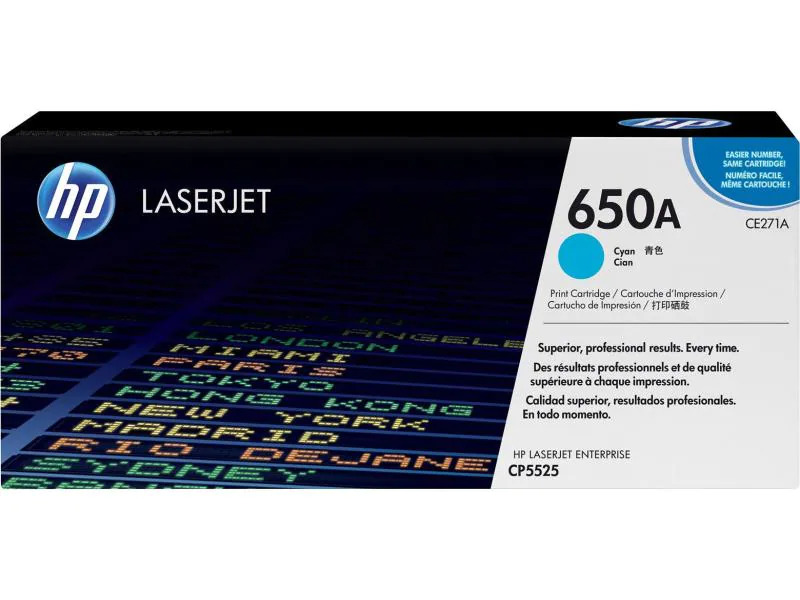 HP Toner Nr. 650A (CE271A) Cyan