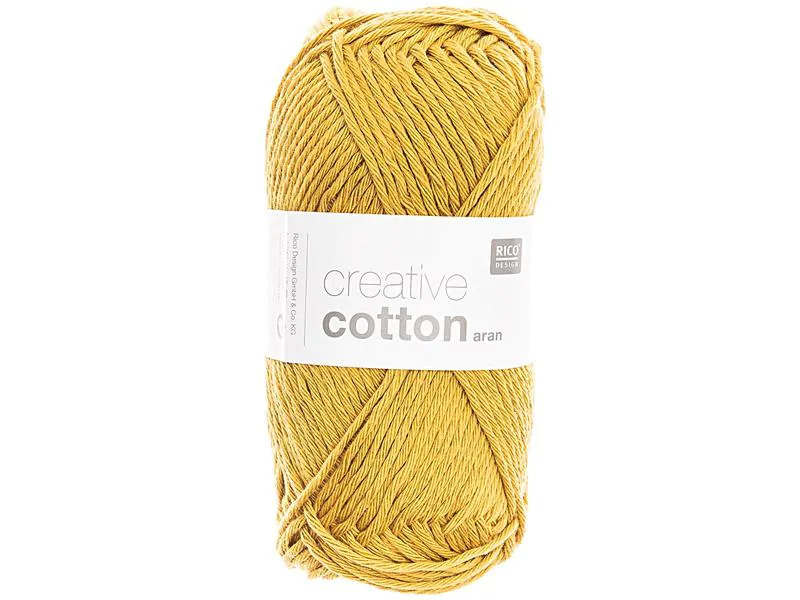 Rico Design Wolle Creative Cotton Aran 50 g, Safran