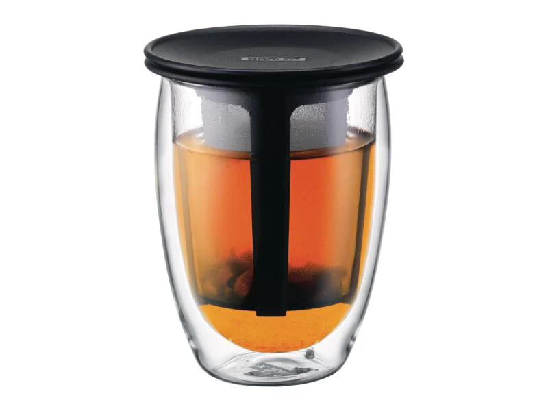 Bodum Teetasse Tea for one 350 ml, 1 Stück, Schwarz