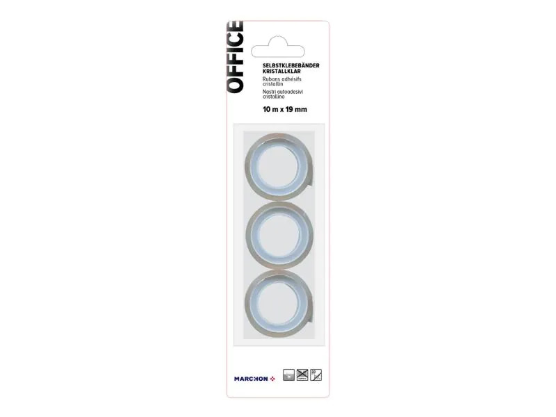 Office Klebeband 19 mm x 10 m, Transparent