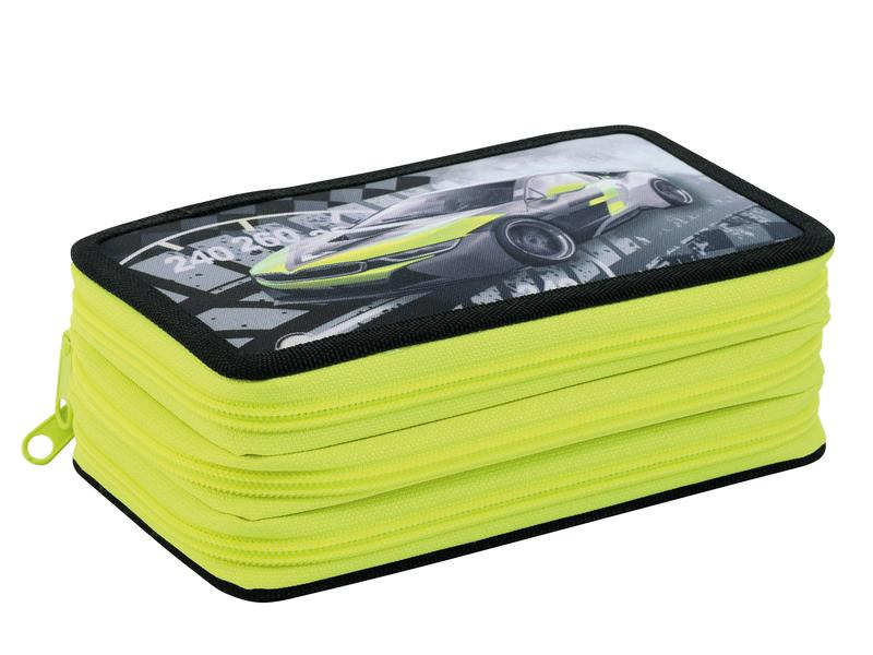 Eberhard Faber Etui Triple Racecar 36-teilig, Grün