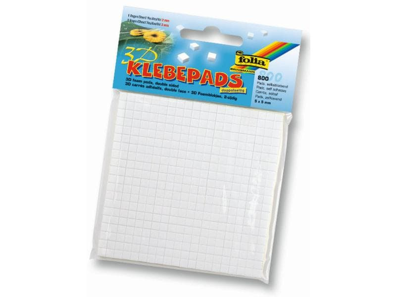 Folia Klebepad 400 x 2 mm, 400 x 3 mm gross 800 Stück
