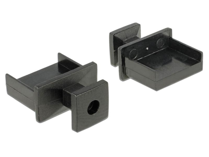 Delock Blindstecker/Staubschutz USB-A 10 Stück Schwarz