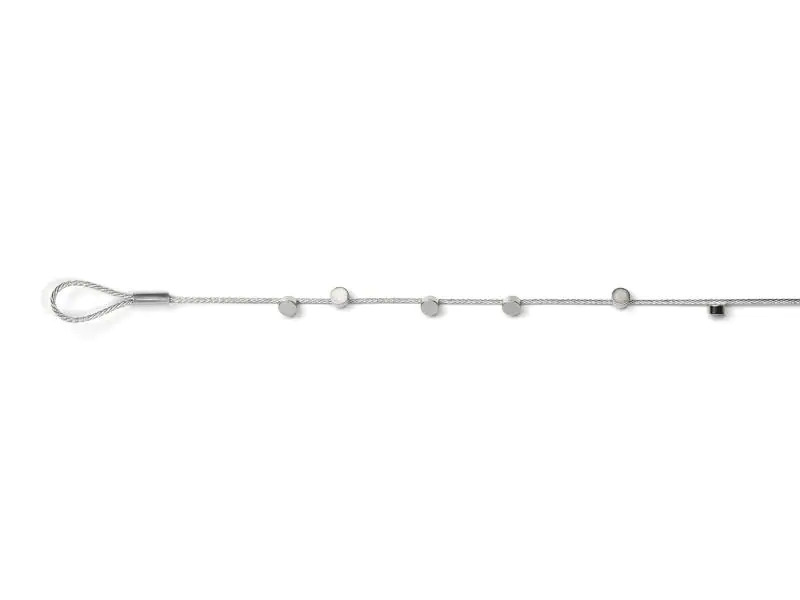 Trendform Fotoleine mit Magneten STEELY DAN VARIO Silber, 1 Stück