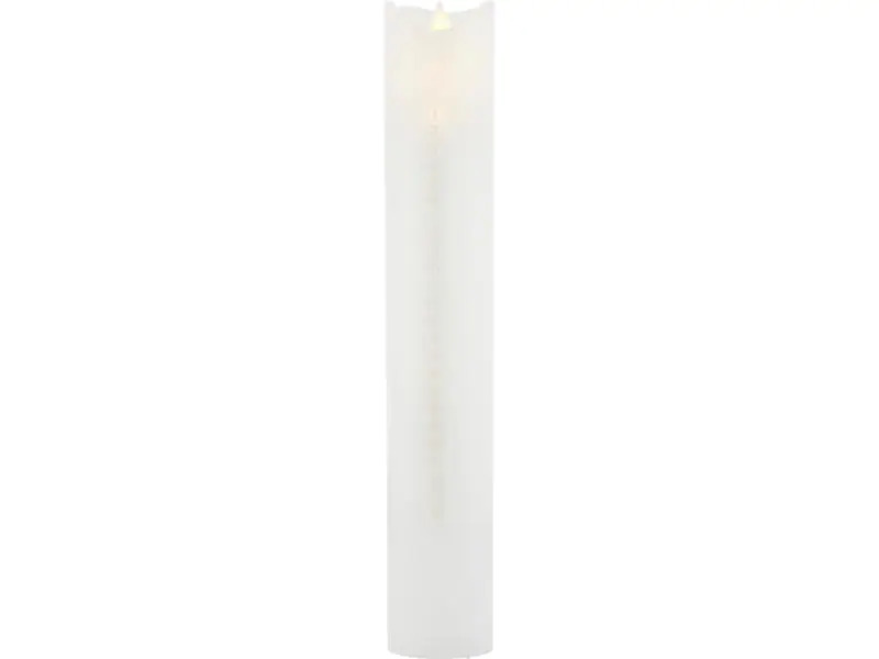 Sirius LED-Kerze Sara Adventskalender, Ø 4.8 x 29 cm, Gold/Weiss