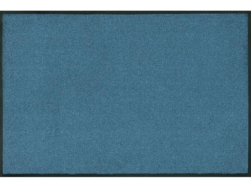 wash+dry Fussmatte Stahlblau, 75 cm x 120 cm