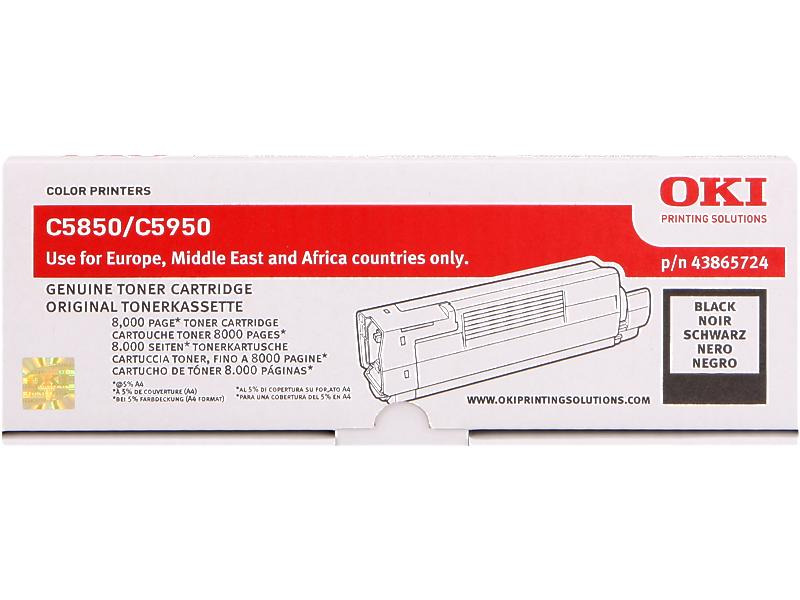 OKI Toner 43865724 Black