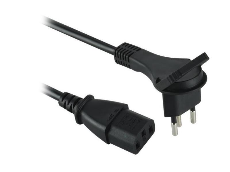 Elektromaterial Netzkabel 2 m C13-T12