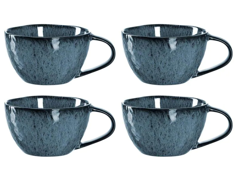 Leonardo Kaffeetasse Matera 290 ml, 4 Stück, Blau