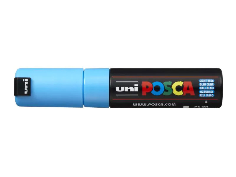 Uni Permanent-Marker POSCA 8 mm Hellblau
