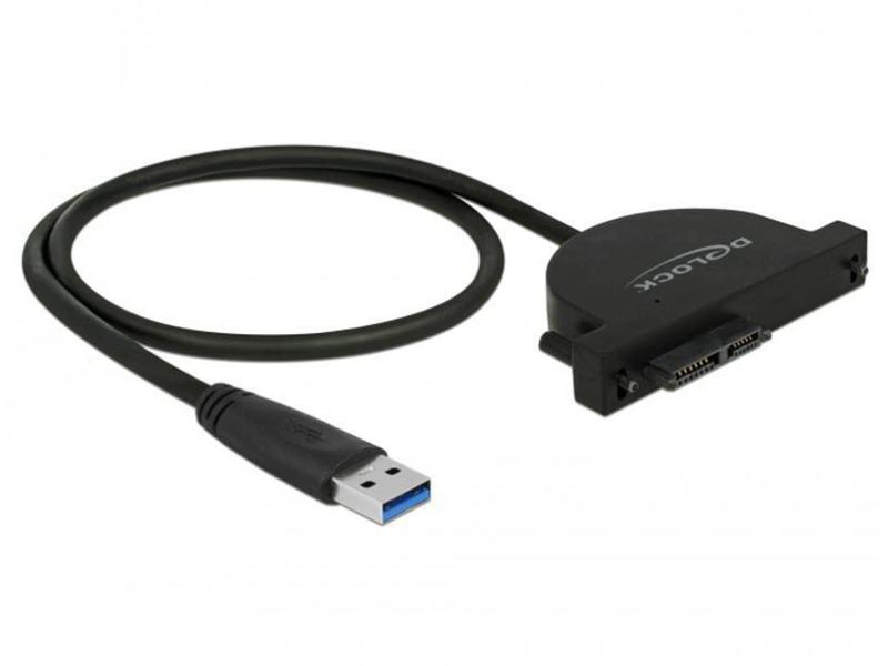 Delock Adapterkabel USB 3.0 Typ-A - Slim SATA 13 Pin Slimline